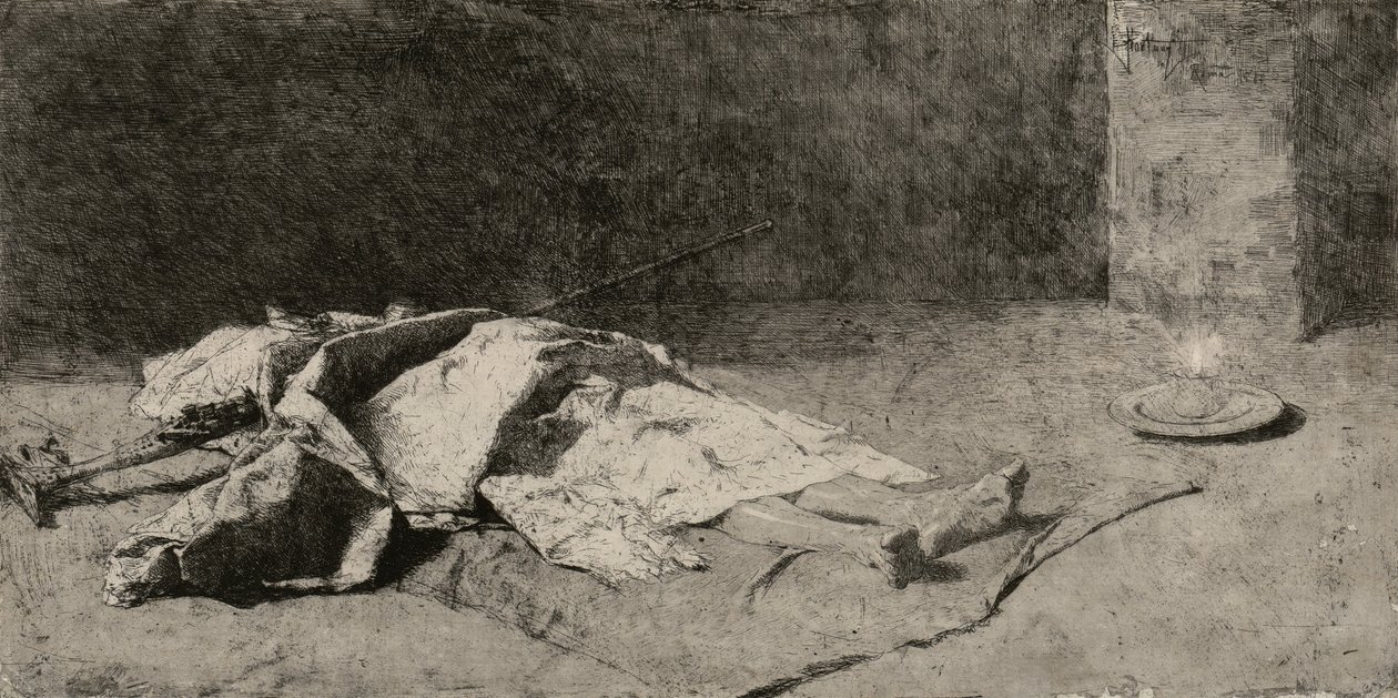 Dead Kabyle by Marià Fortuny Marsal