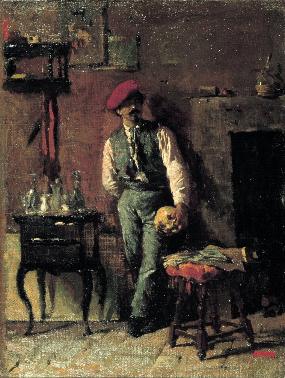 Portrait of the Sculptor Jerónimo Suñol by Marià Fortuny Marsal