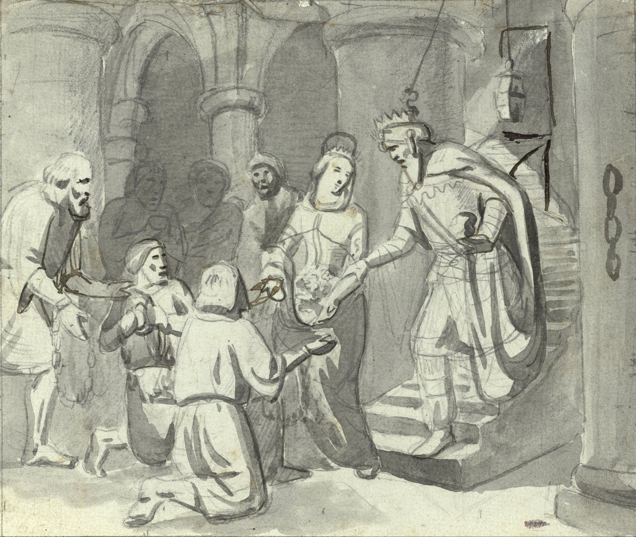 The Miracle of the Flowers of Saint Casilda by Marià Fortuny Marsal