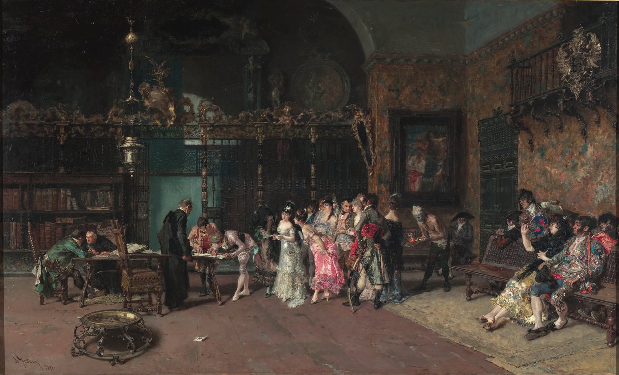 The Spanish Wedding by Marià Fortuny Marsal