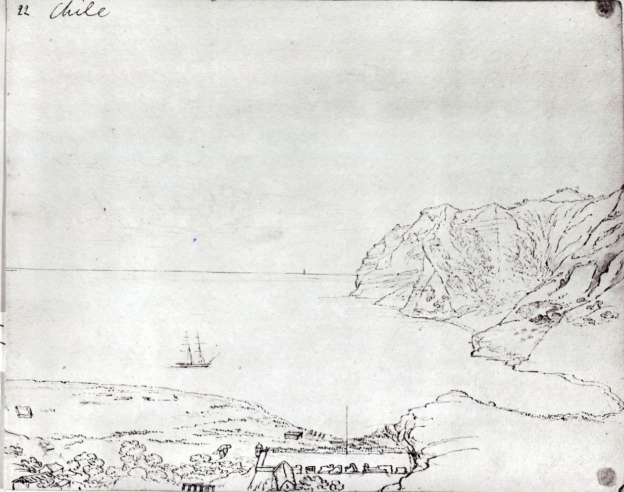 View of the coast off Chile by Maria Callcott