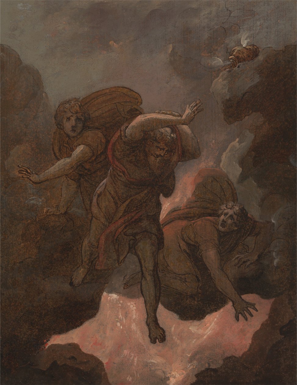 The Judgement of Korah, Dathan and Abiram by Maria Hadfield Cosway
