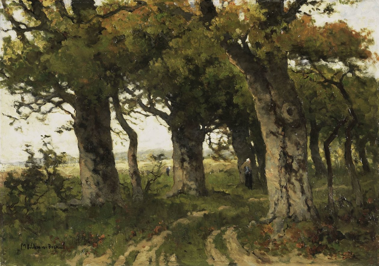 Avenue of Oaks in Late Summer by Maria Bilders van Bosse
