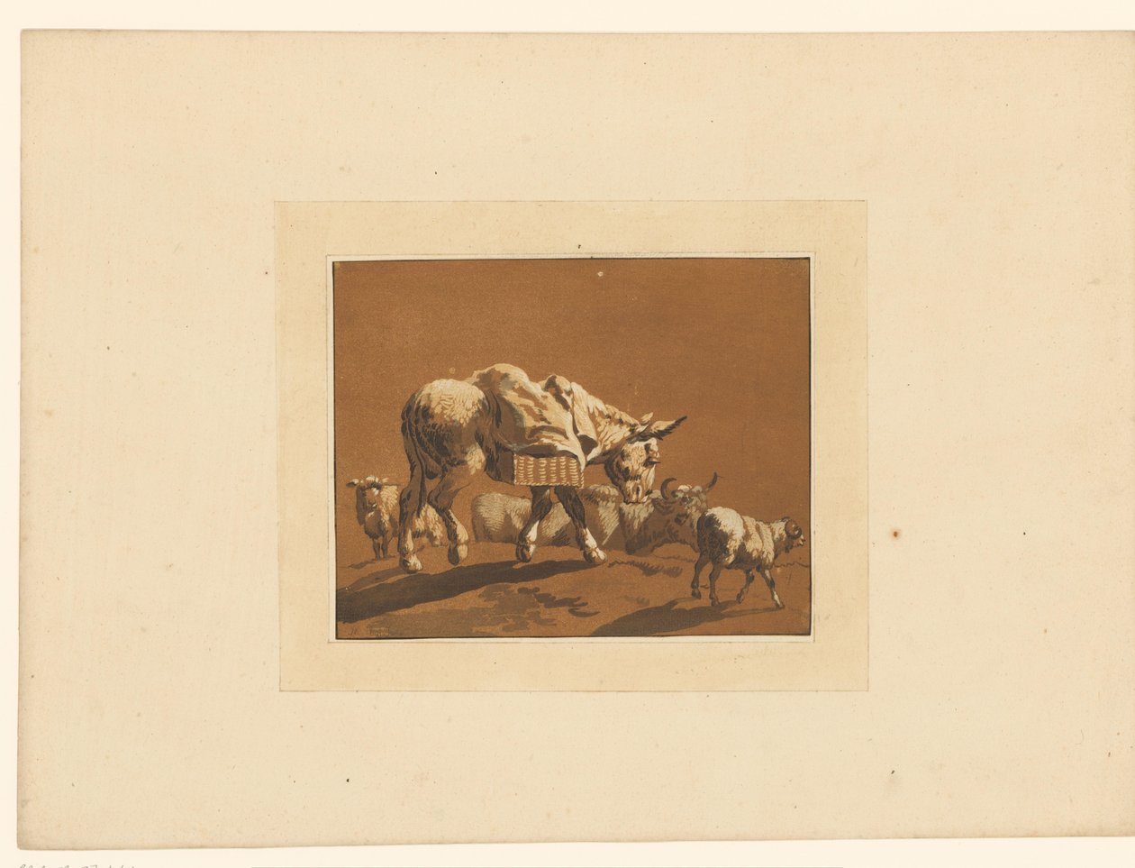 Landscape with Cattle by Maria Catharina Prestel