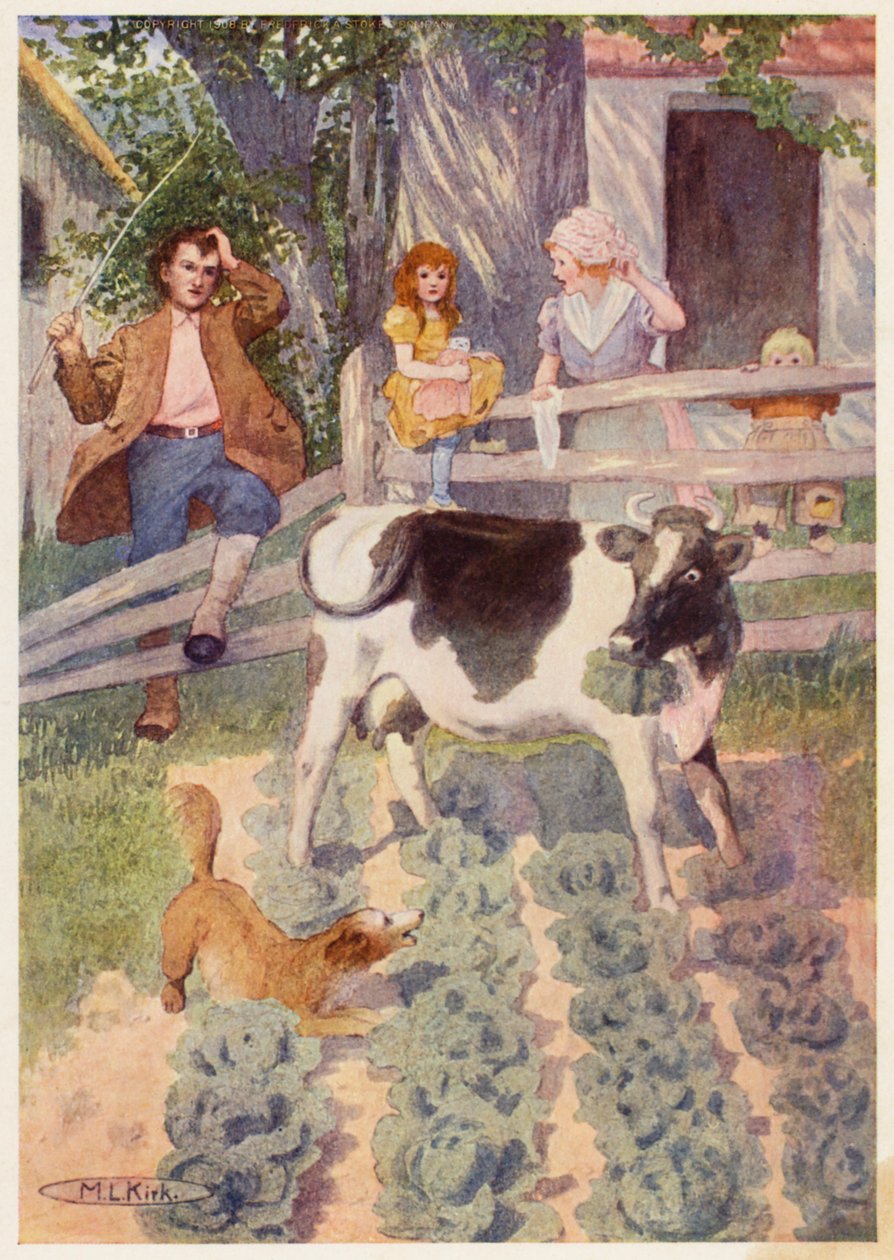 Illustration for the Story of Rip Van Winkle by Maria Louise Kirk