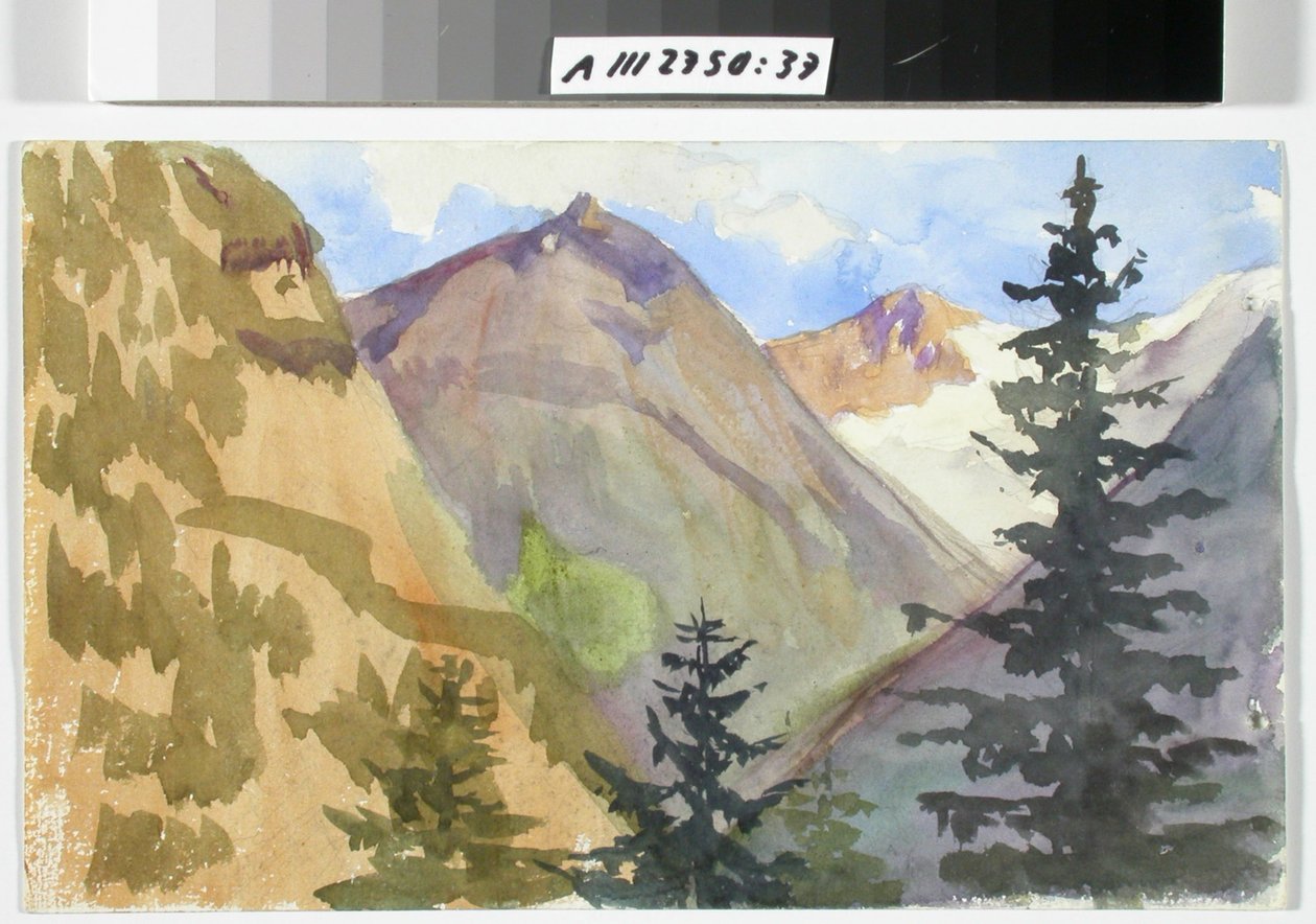 Alpine Landscape by Maria Wiik