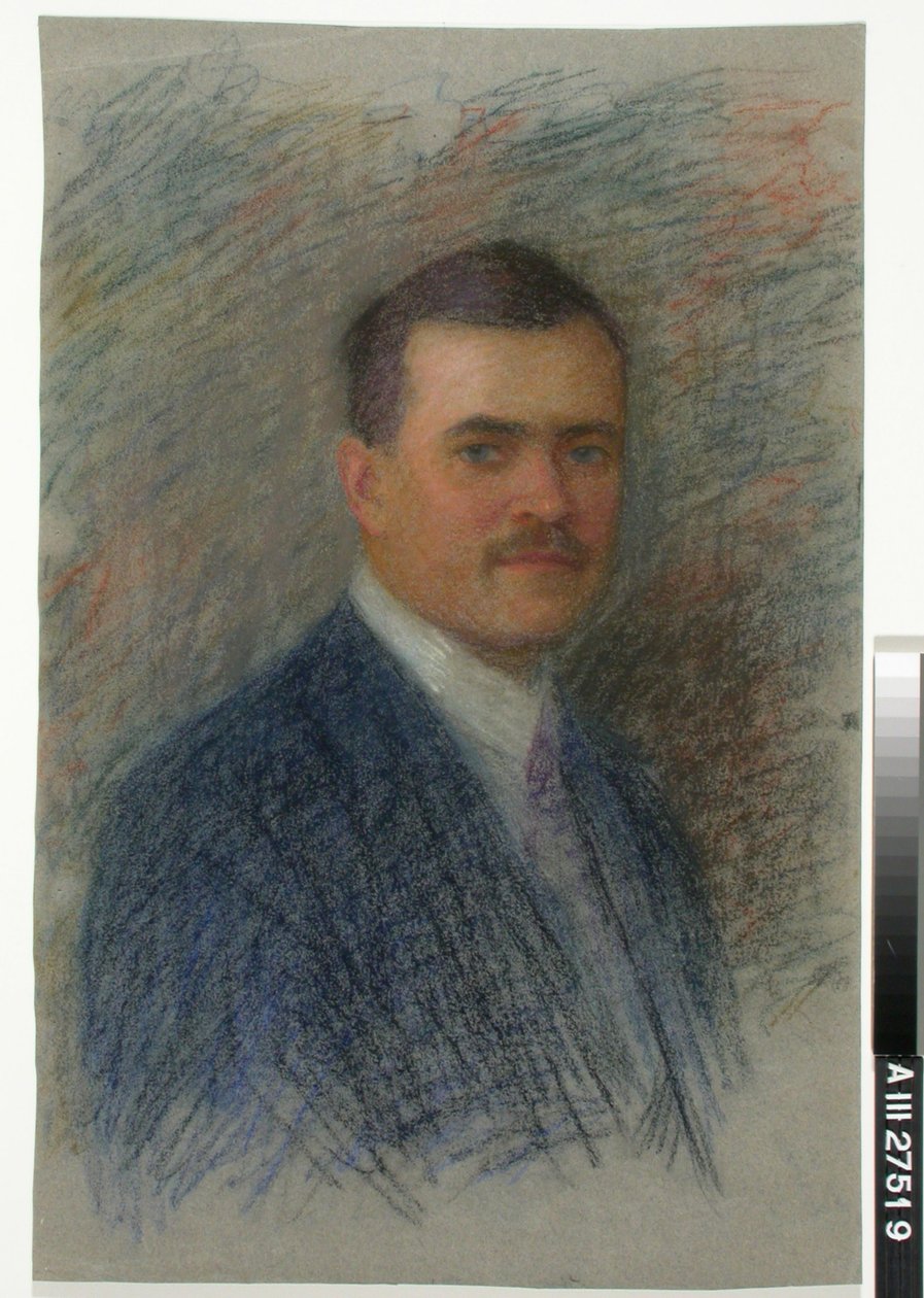 Portrait of a Man, Study by Maria Wiik
