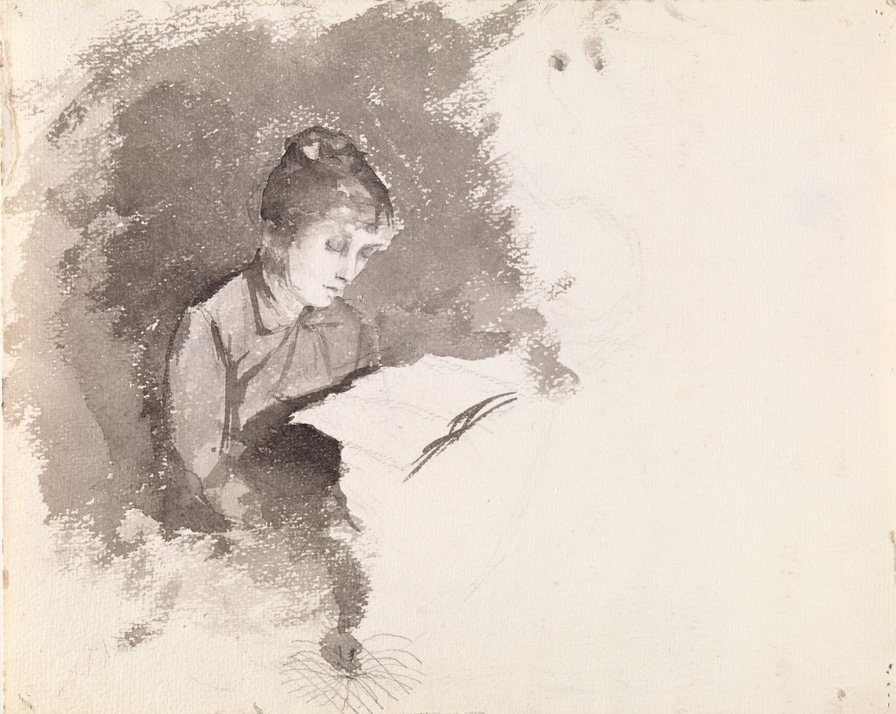 Woman Reading by Maria Wiik
