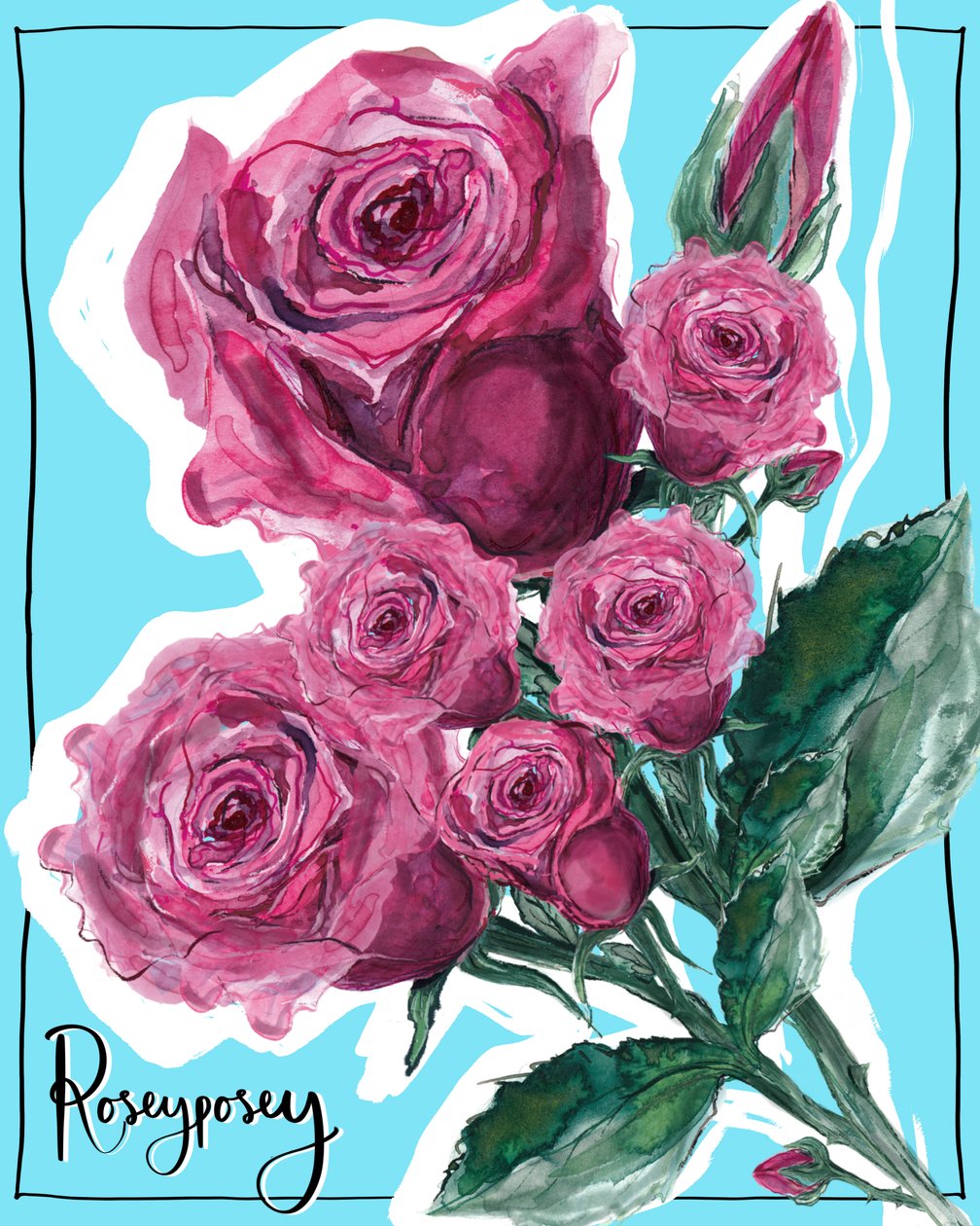 Rosey Posey, 2019 by Marianna Kulukundis