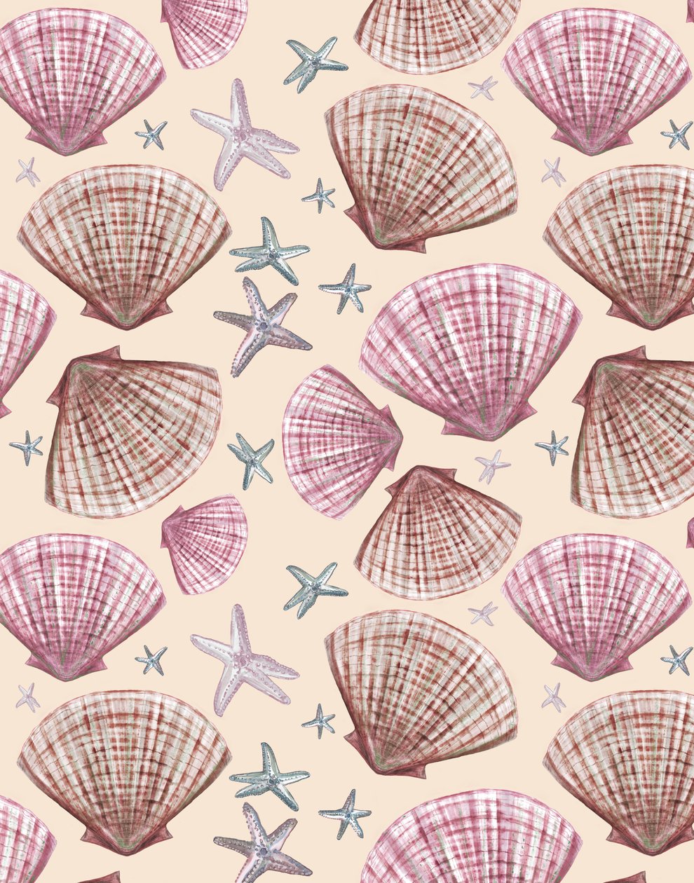 Whitstable Seashells, Antique Hue, 2020 by Marianna Kulukundis