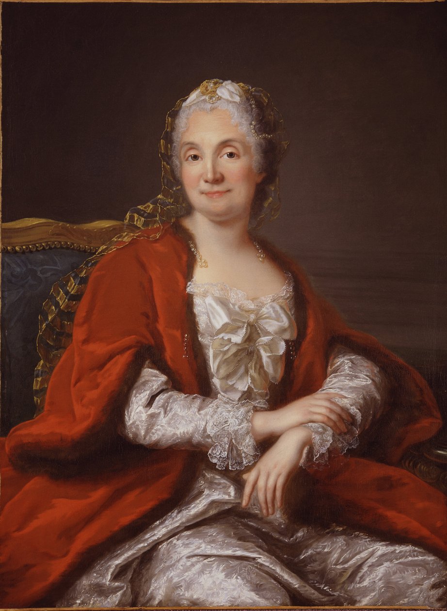 Portrait of Madame Geoffrin by Marianne Loir