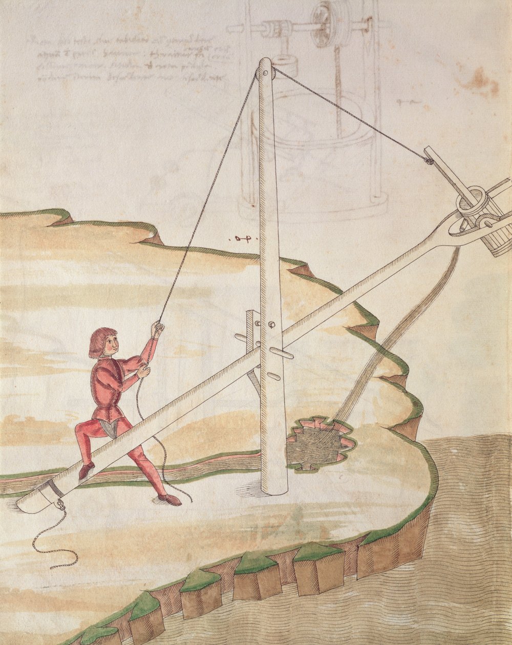 Diagram of a method of supplying water (illustration from 