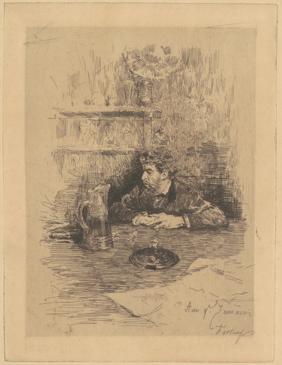 Friend Ed. Zamacois (Eduardo Zamacois y Zabala) by Marià Fortuny