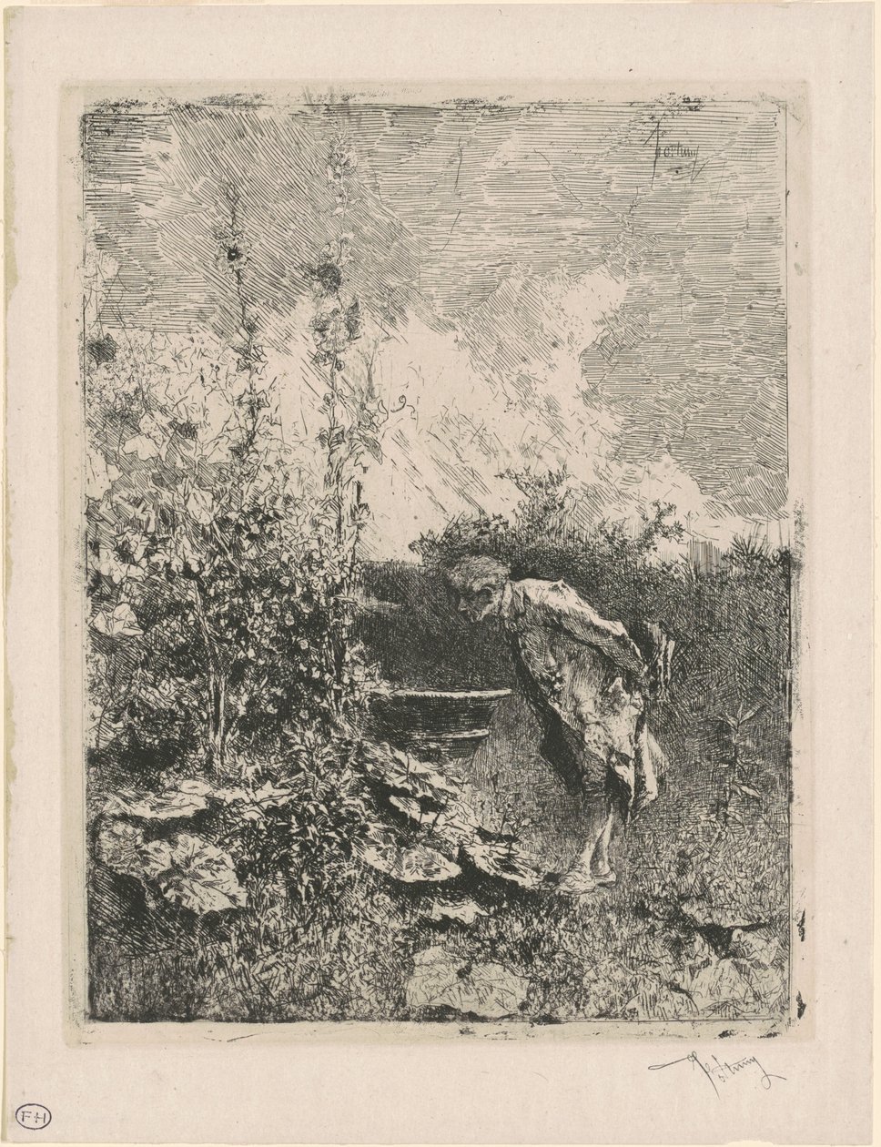 The Gardening Enthusiast by Marià Fortuny