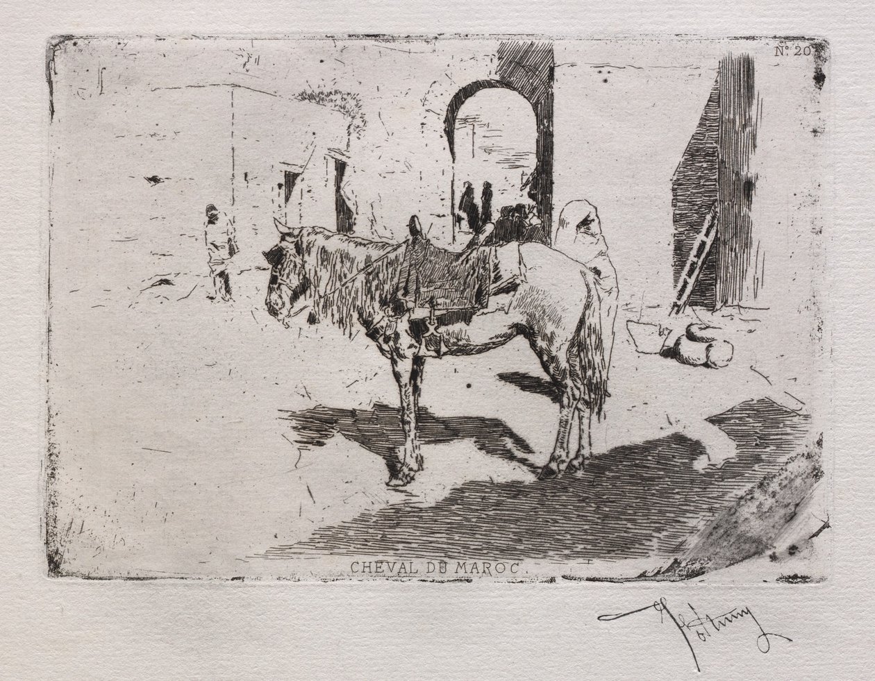 Horse of Morocco by Mariano Fortuny y Carbó