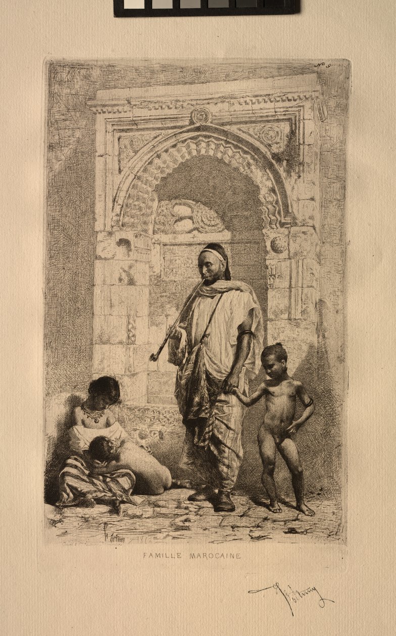 Moroccan Family, 1862 by Mariano José María Bernardo Fortuny y Carbó