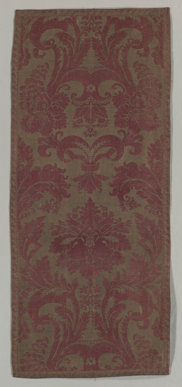Reproduction of a Florentine Velvet by Mariano Fortuny y Madrazo