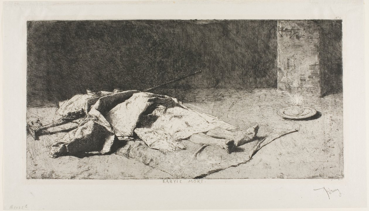 Dead Kabyle by Mariano Fortuny y Marsal