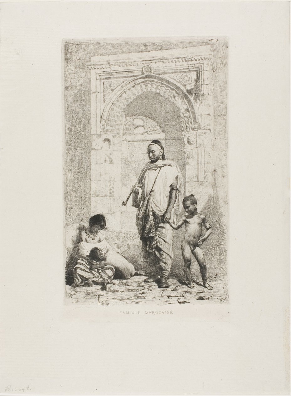 Moroccan Family by Mariano Fortuny y Marsal