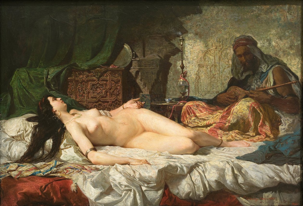 The Odalisque by Mariano José María Bernardo Fortuny y Carbó