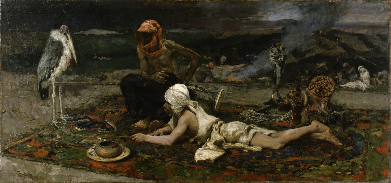 Hindu Snake Charmers, 1869 by Mariano José María Bernardo Fortuny y Carbó