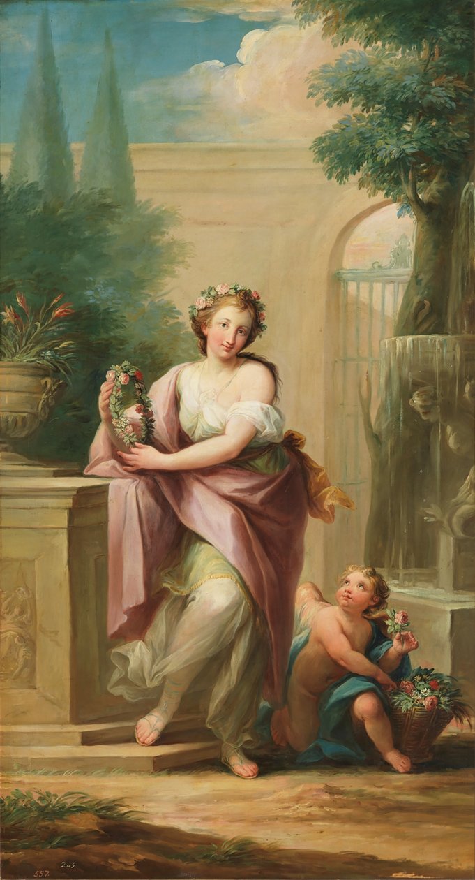 La Primavera by Mariano Salvador de Maella