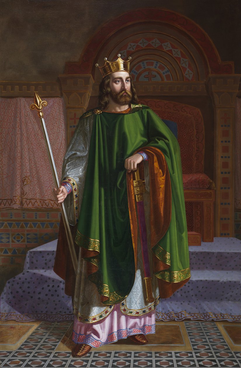 García I of León by Mariano de la Roca y Delgado