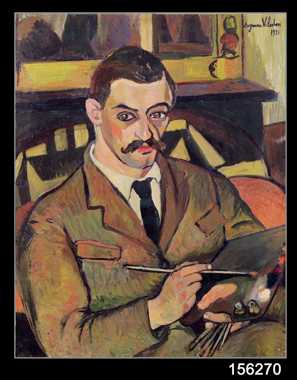 Portrait of Maurice Utrillo (1883-1955) 1921 by Marie Clementine (Suzanne) Valadon