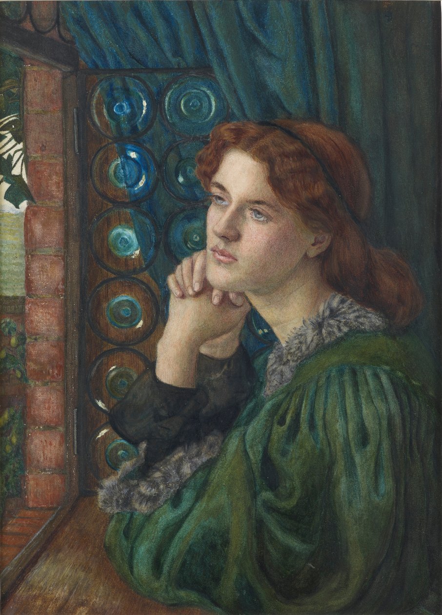 Mariana by Marie Spartali Stillman