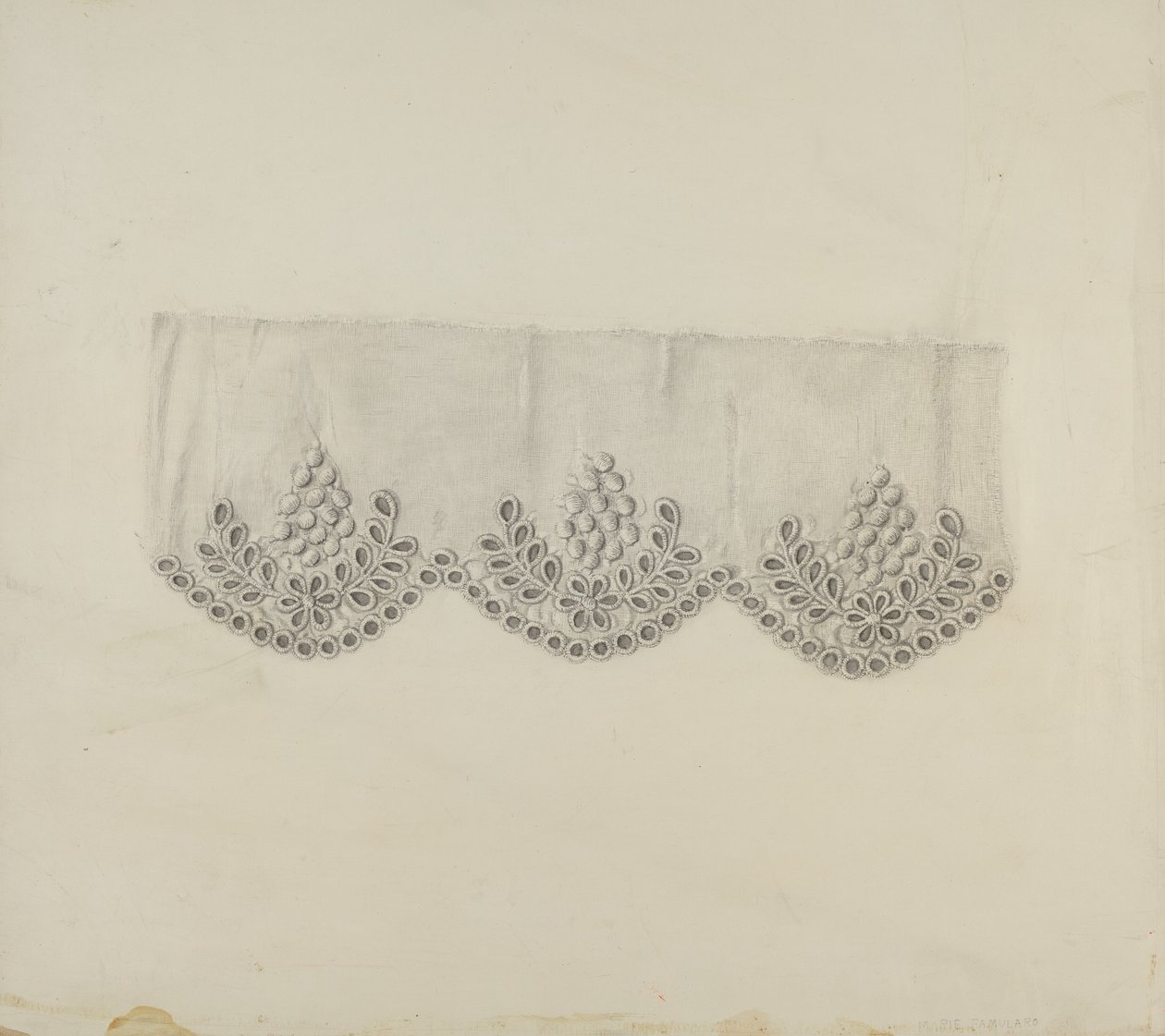 Embroidered Edging by Marie Famularo