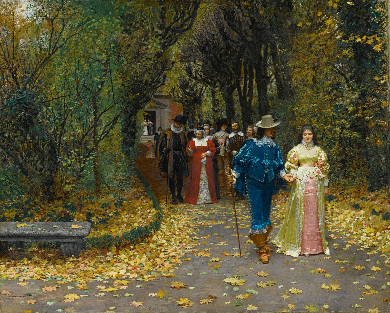 The Betrothed by Marie Francois Firmin Girard