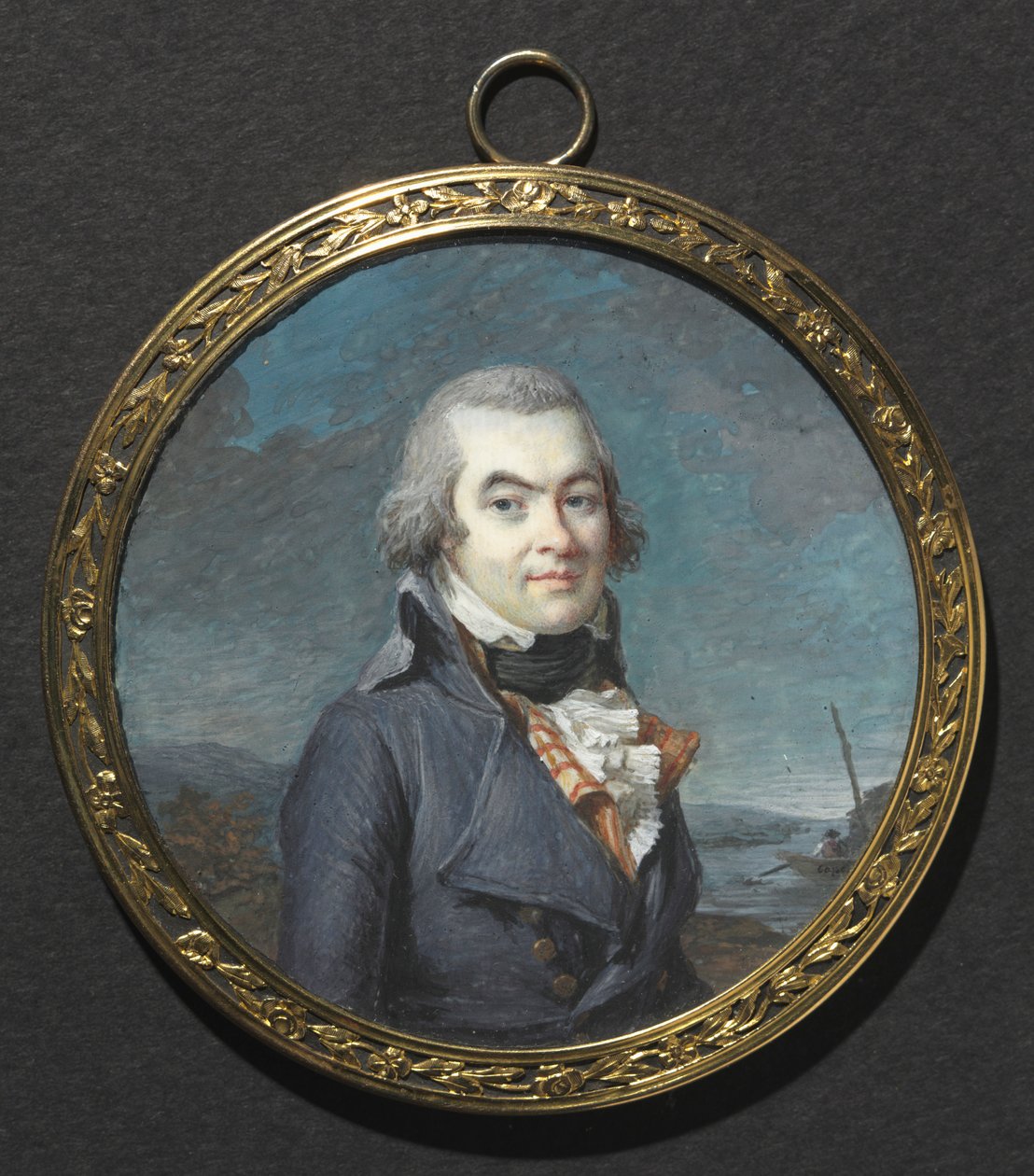 Portrait of a Man in a Landscape by Marie Gabrielle Capet