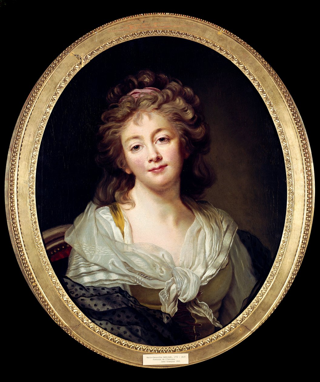 Self-portrait by Marie Genevieve Bouliard