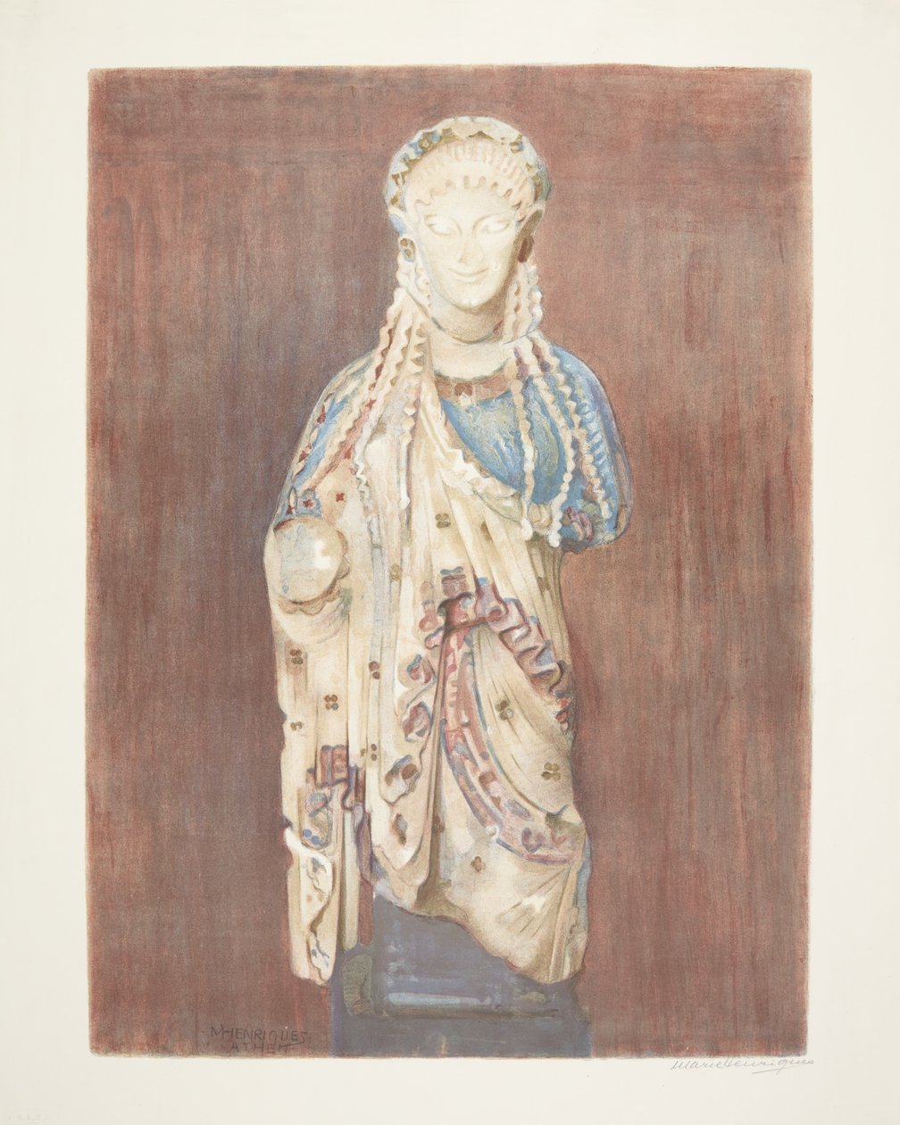 Archaic Greek Kore (Athens) by Marie Henriques