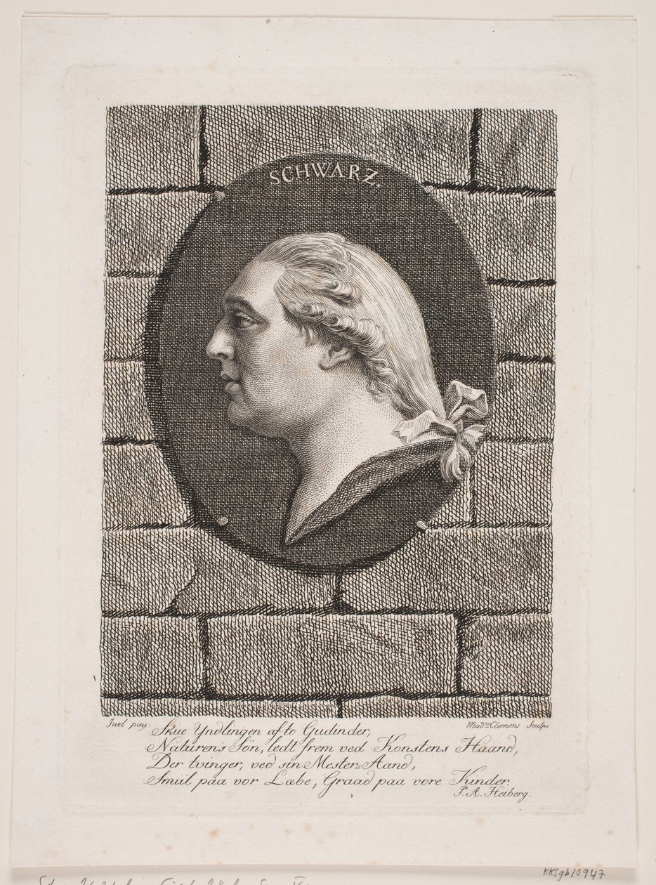 Actor F. Schwartz by Marie Jeanne Clemens