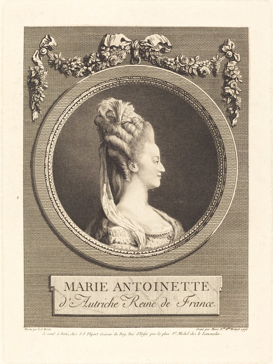 Marie-Antoinette by Marie Louise Adelaide Boizot after Louis Simon Boizot