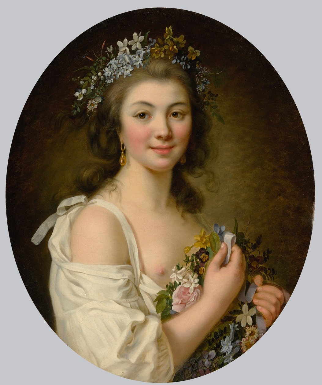 Portrait of Madame de Genlis by Marie Victoire Lemoine