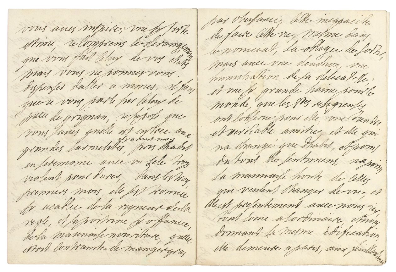 Autograph Letter to Philippe Moulceau, Livry, 25 October 1686 by Marie de Rabutin Chantal Sévigné