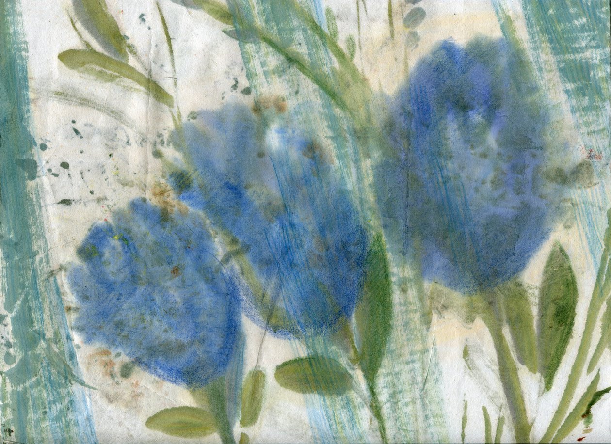 Blue flowers, 2020 by Marina Falco