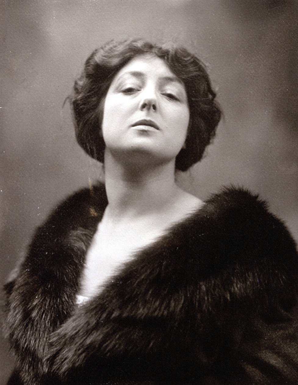 Half-length portrait of the famous opera singer Toti Dal Monte by Mario Nunes Vais