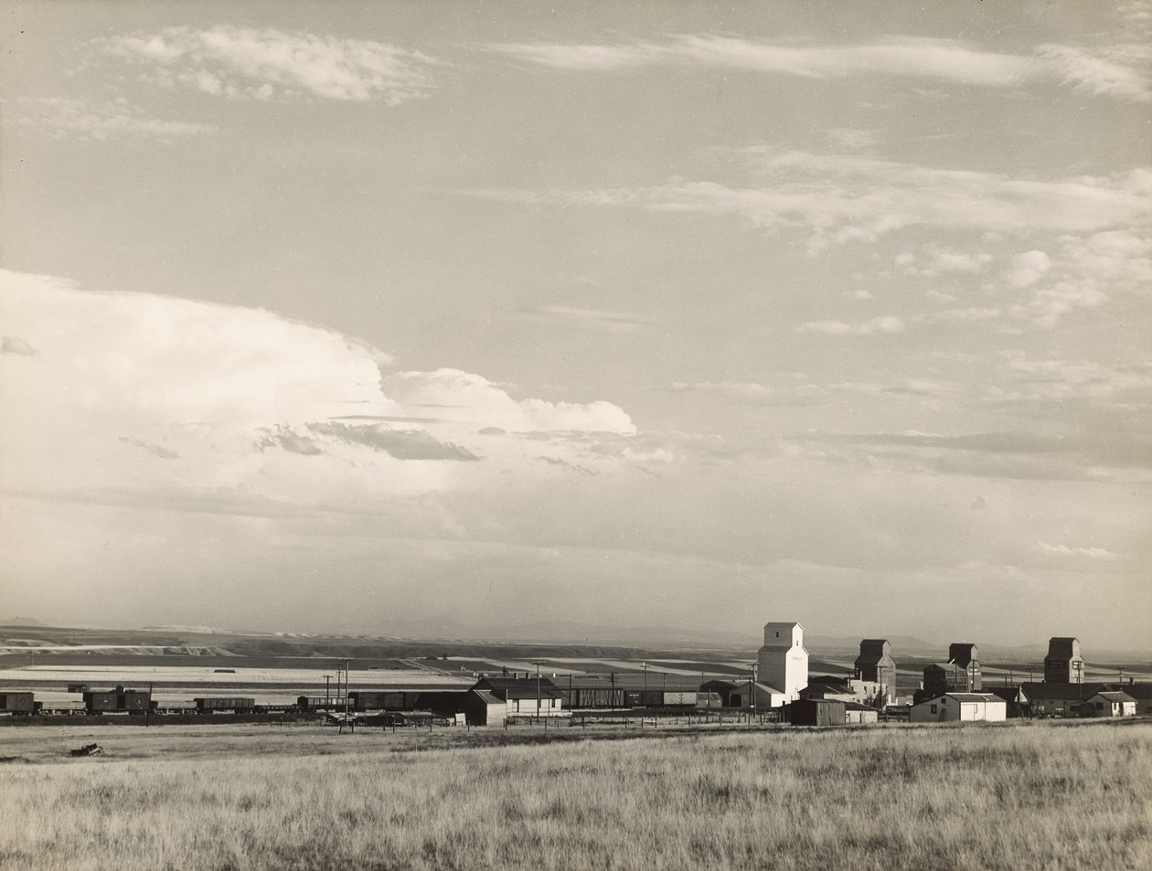 Grain Elevators in Midwest, 