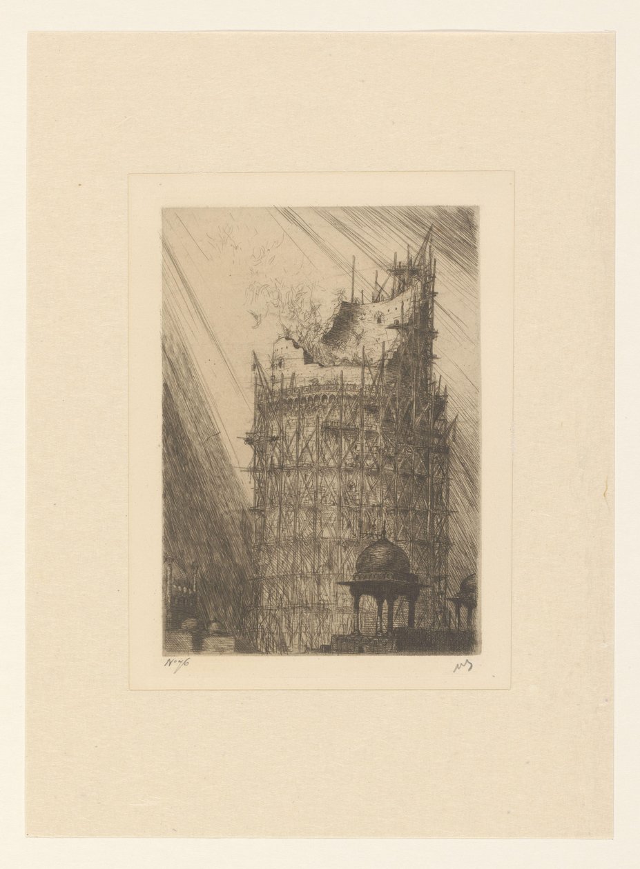 Enchanted Tower by Marius Bauer (signed by artist)