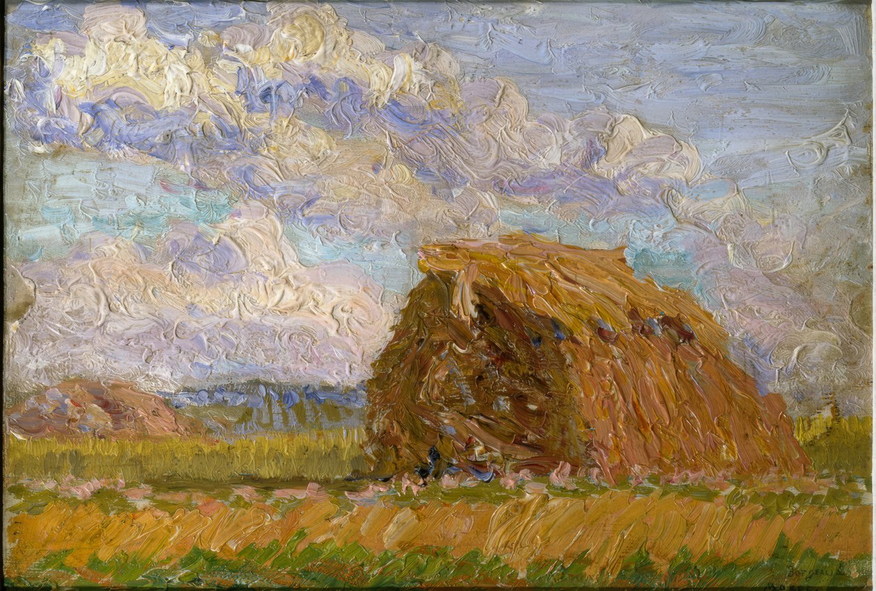 The Haystack, Moret by Marius Borgeaud