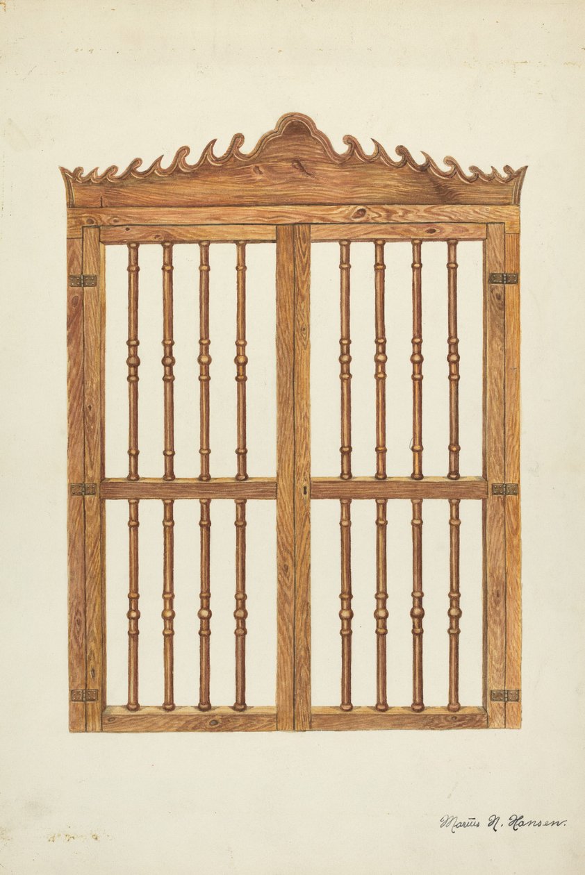Grille Doors of Wood by Marius Hansen