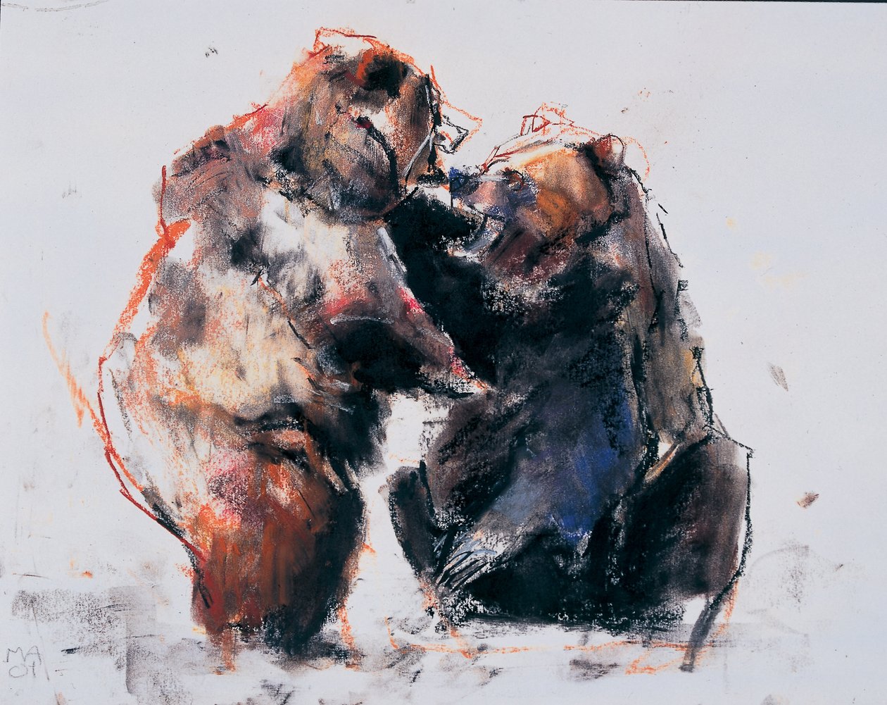 European Brown Bears, 2001 by Mark Adlington