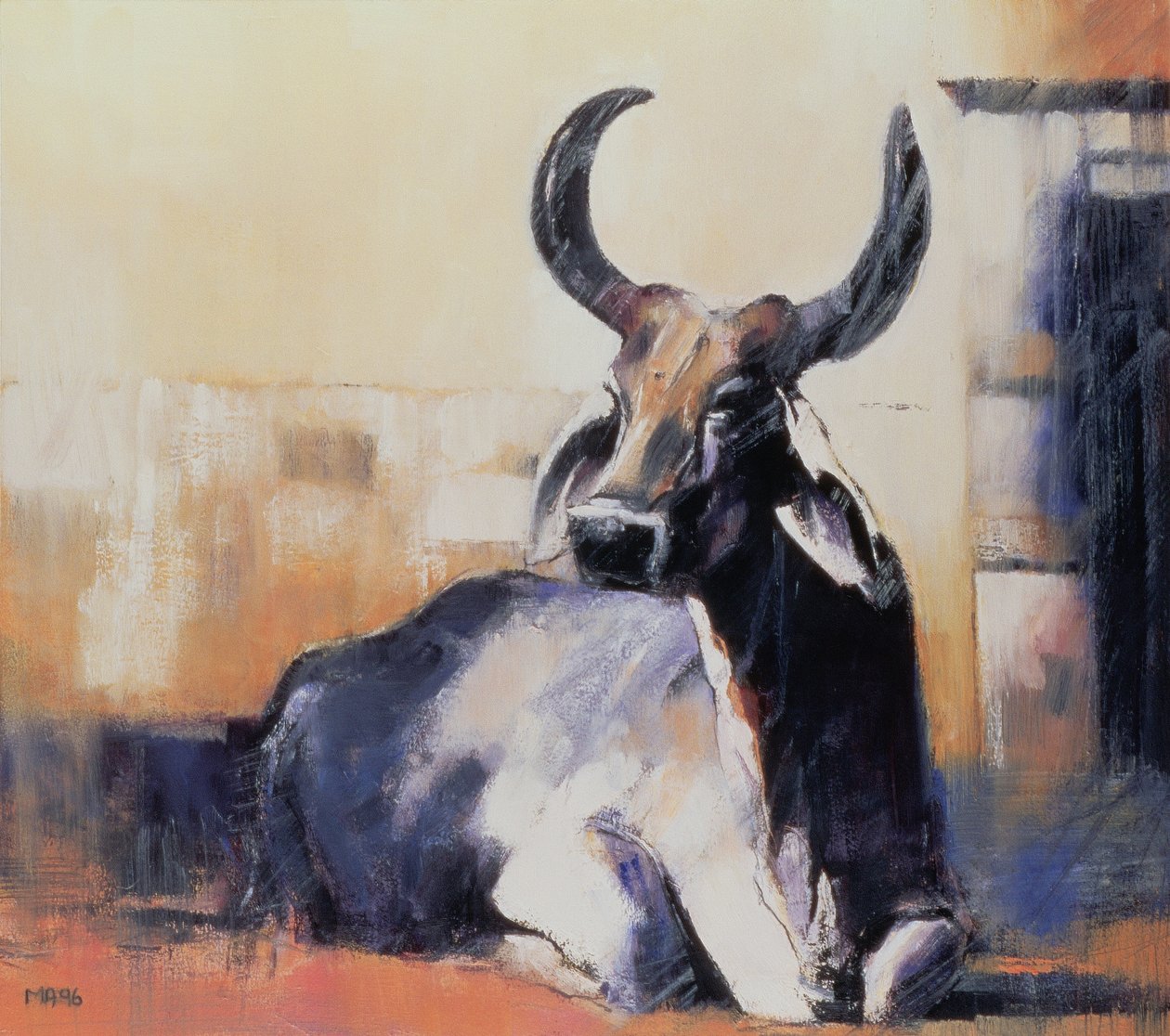 Sacred Cow, Bhuj, 1996 by Mark Adlington