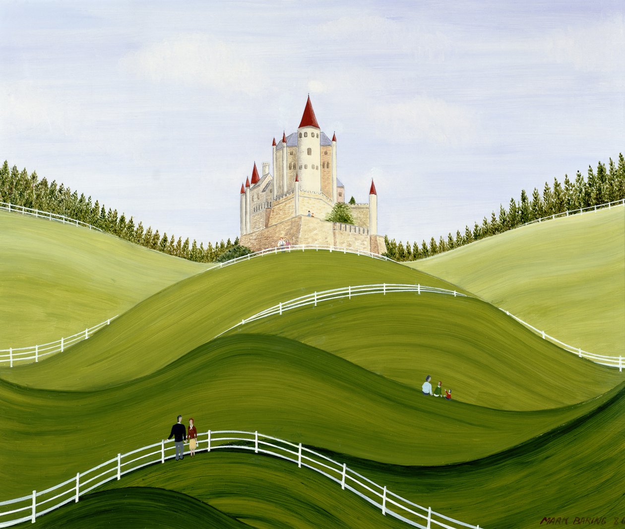 Chateau by Mark Baring: Premium art reproduction