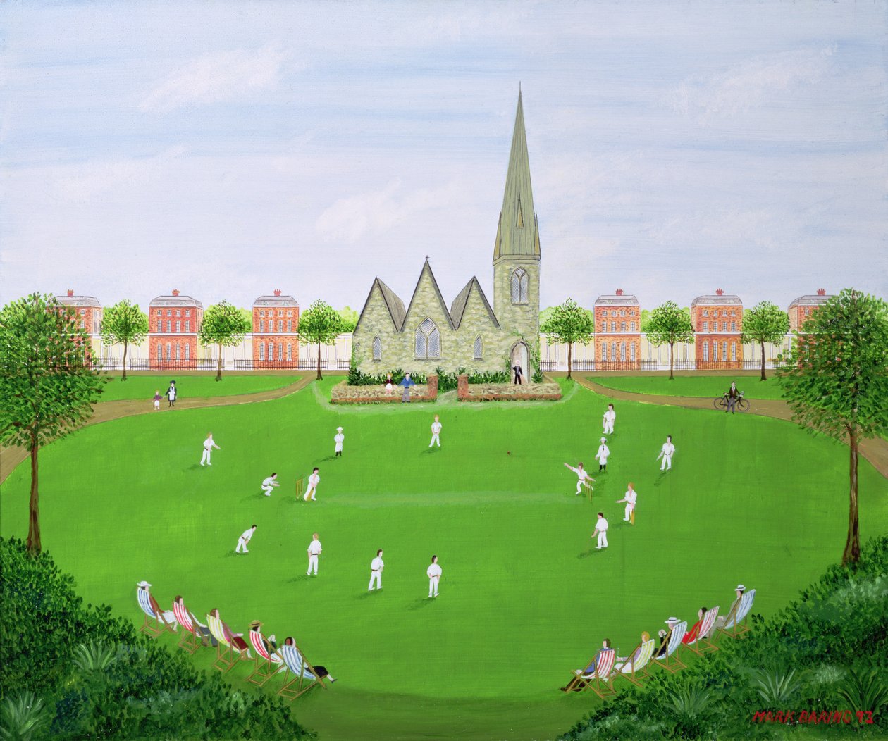Cricket on Blackheath by Mark Baring
