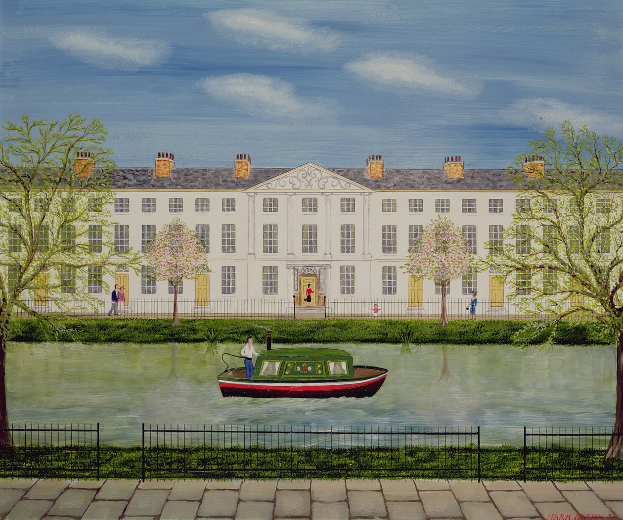 The Canal Barge by Mark Baring