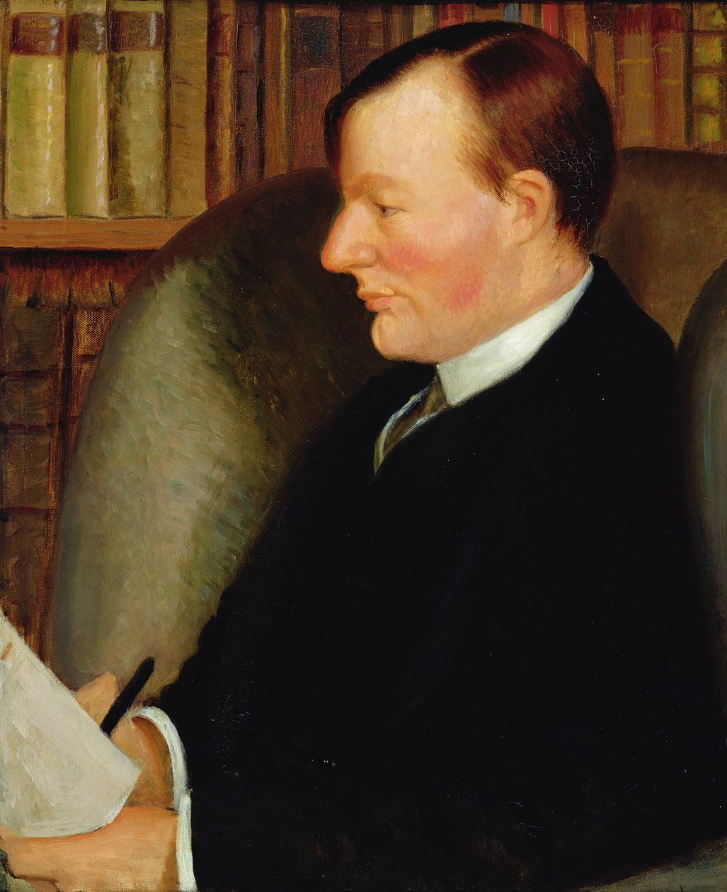 Portrait of Thomas Edmund Harvey (1875-1955) by Mark Gertler